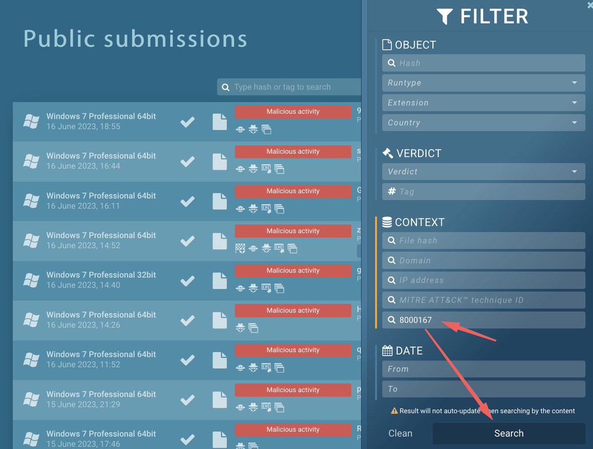 Jane_0sint's tweet photo. 🧙‍♀️How do I use the magic spell number 8000167 to find samples exfiltrating data via Telegram✨
👩‍💻Works on all plans for all subscribers @anyrun_app 
 1 - Go to Filter🔍
 2 - Type SID (8000167)⌨️
 3 - Get a list of samples📜
💡Hunting rules sids can also be taken from @ET_Labs https://t.co/NpeZoVkZue