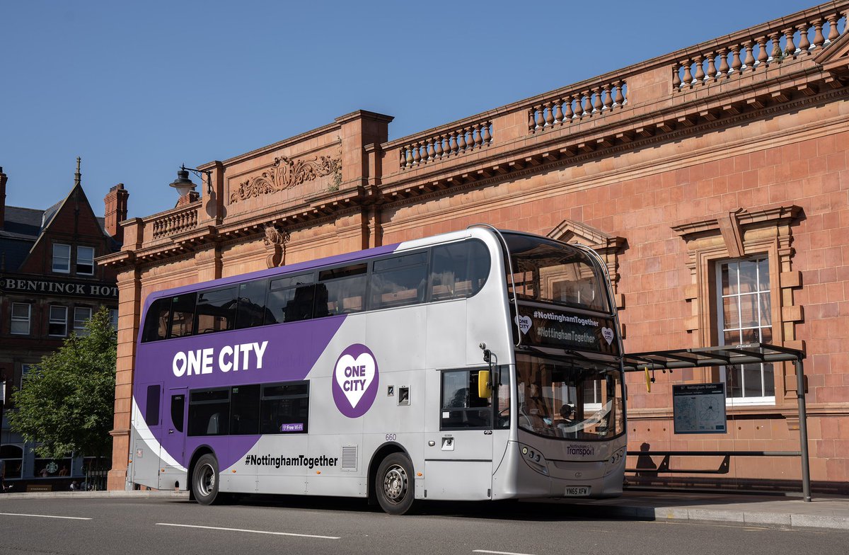NCT_Buses's tweet image. One City #NottinghamTogether