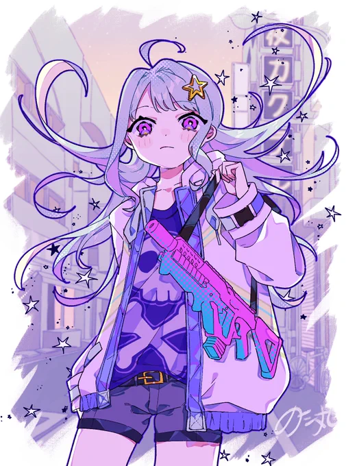 早朝のカチコミ #イラスト