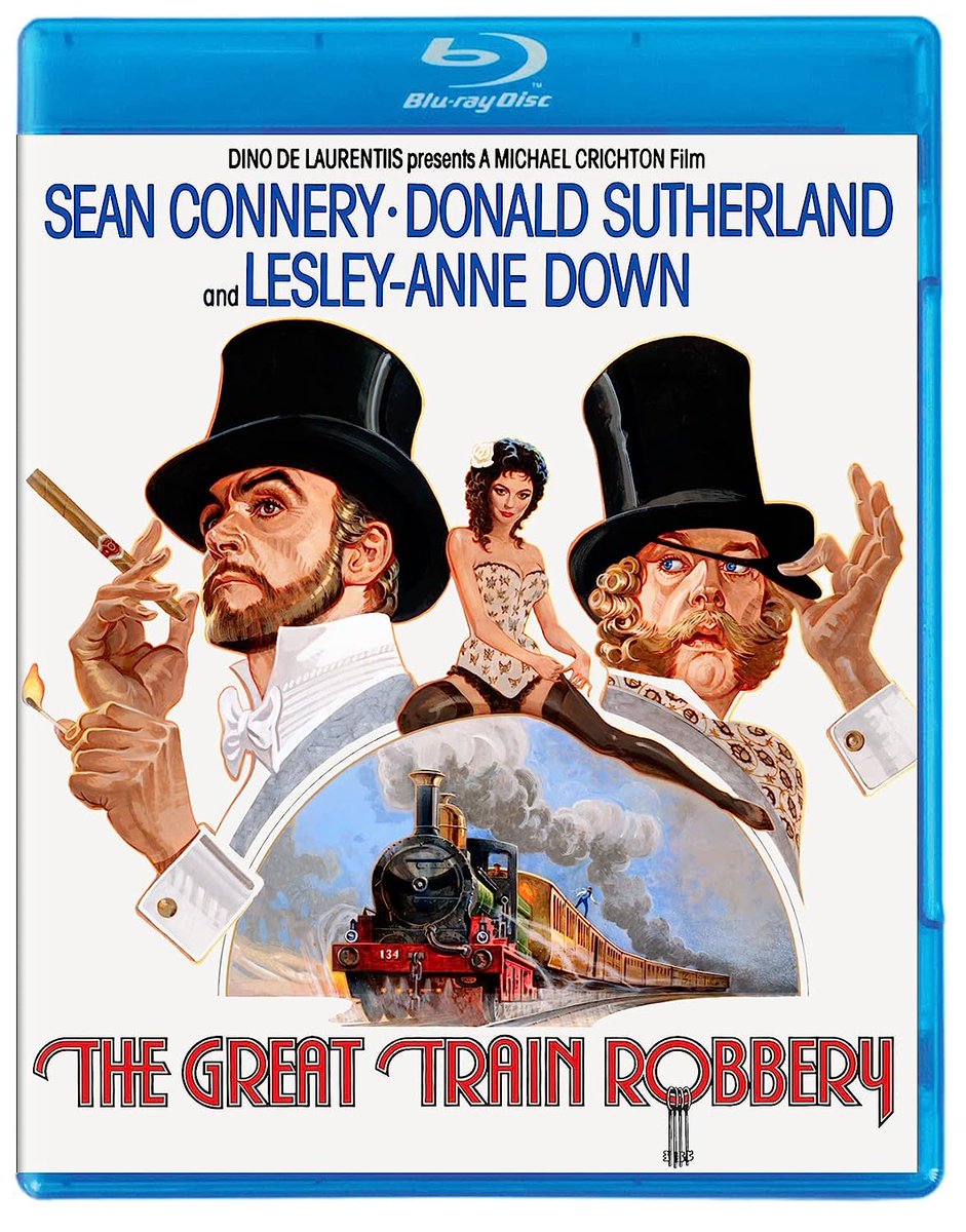 The classic film THE GREAT TRAIN ROBBERY (1978) has been re-released on Blu-ray 

entertainment-factor.blogspot.com/2023/06/great-…

#bluray #classicmovies #classicfilms #thegreattrainrobbery #michaelcrichton #seanconnery #donaldsutherland #lesleyannedown @KinoLorber