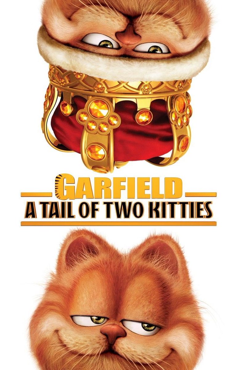 Happy 17th Anniversary Garfield 2: A Tail of Two Kitties! 🥳🎉

#Garfield2 #BillMurray #TimCurry #BobHoskins #RhysIfans #JenniferLoveHewitt #GregEllis #JoePasquale @JaneLeeves #PeterLyonsCollister #PeterEBerger #JohnDavis #AlecSokolow #JoelCohen #JimDavis #TimHill #Garfield