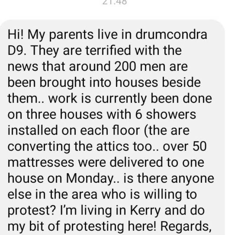 Is Ireland a lost cause?...

Parents from Drumcondra in Dublin are now terrified because around 200 undocumented/unvetted economic migrant men will be moving into three renovated houses beside them.
#howirelandworks