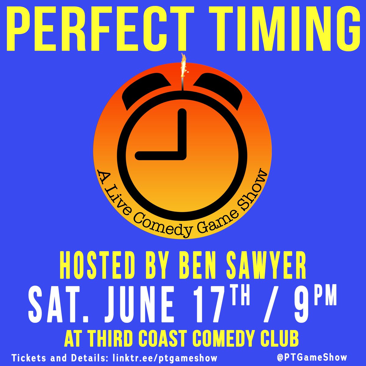 Perfect Timing: A Live Comedy Game Show tweet media
