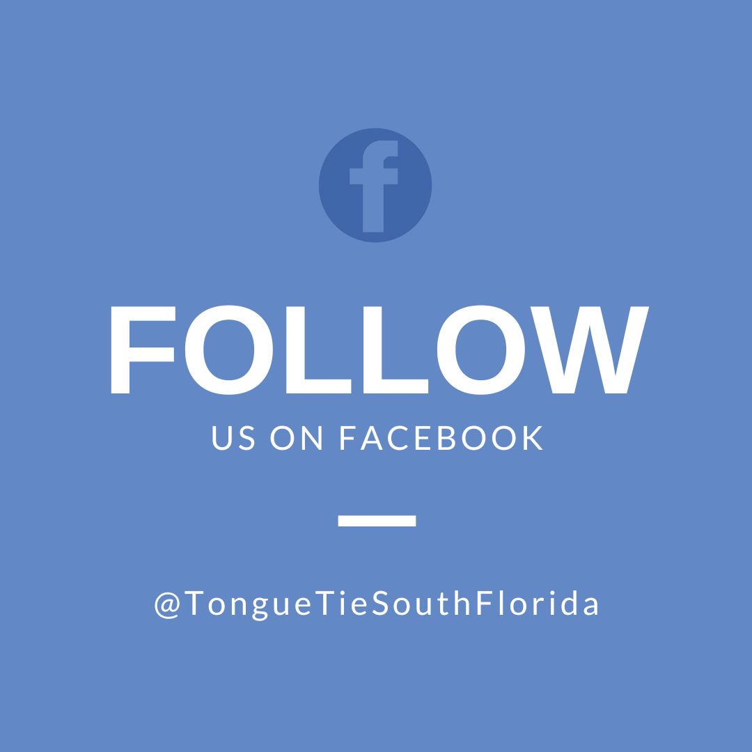 We are also on Facebook! Follow us there for videos, study articles, reviews, and more. At facebook.com/TongueTieSouth… 💙

#followme #followus #facebook #medicalvideo #medicalvideos #studyarticle #studyarticles #miamidoctor #tongue #fixyourtongue #tonguetherapy #tonguetied