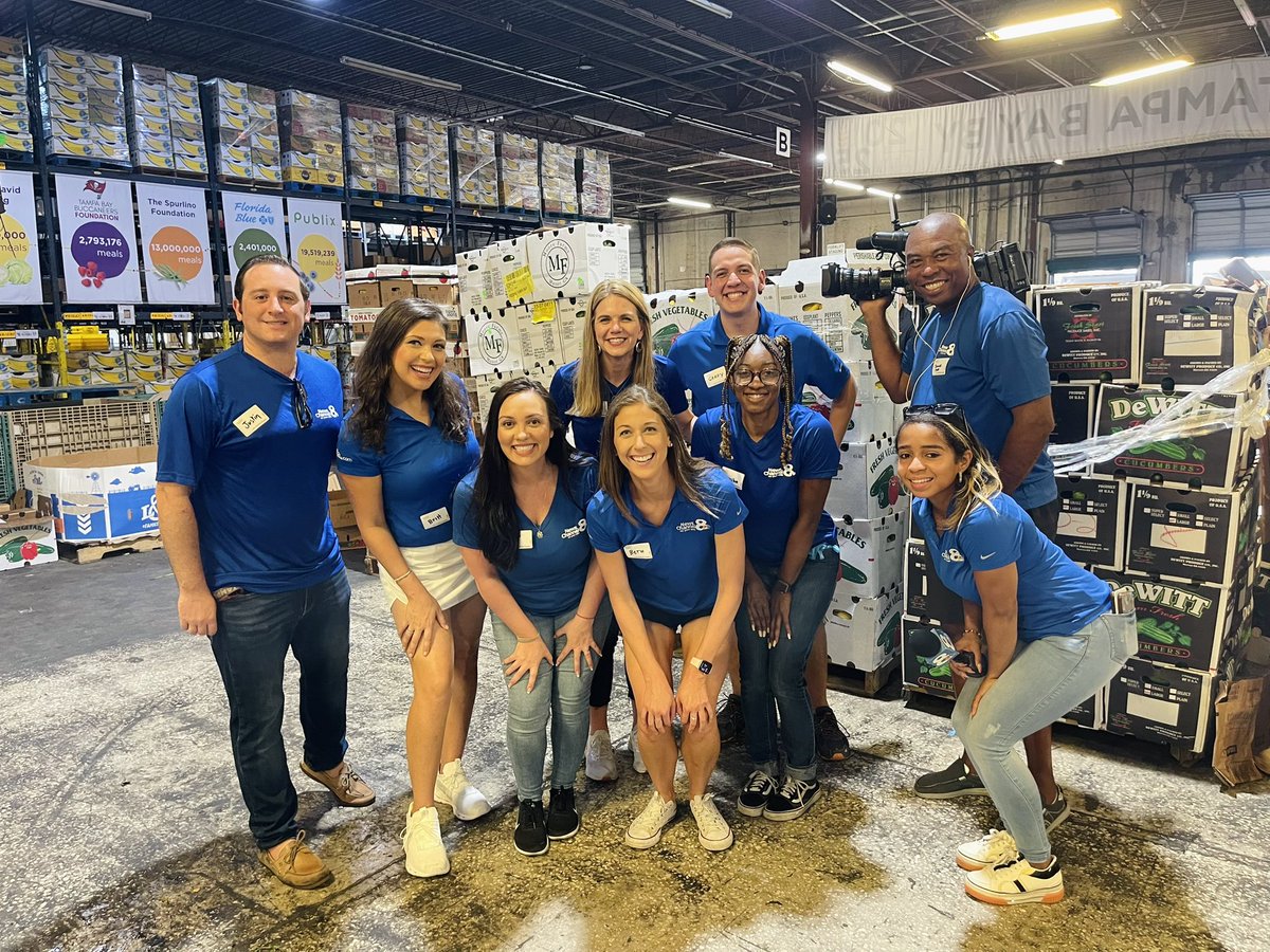 News Channel 8 has teamed up with @FeedingTampaBay for @NXSTMediaGroup’s #FoundersDay! @WFLA