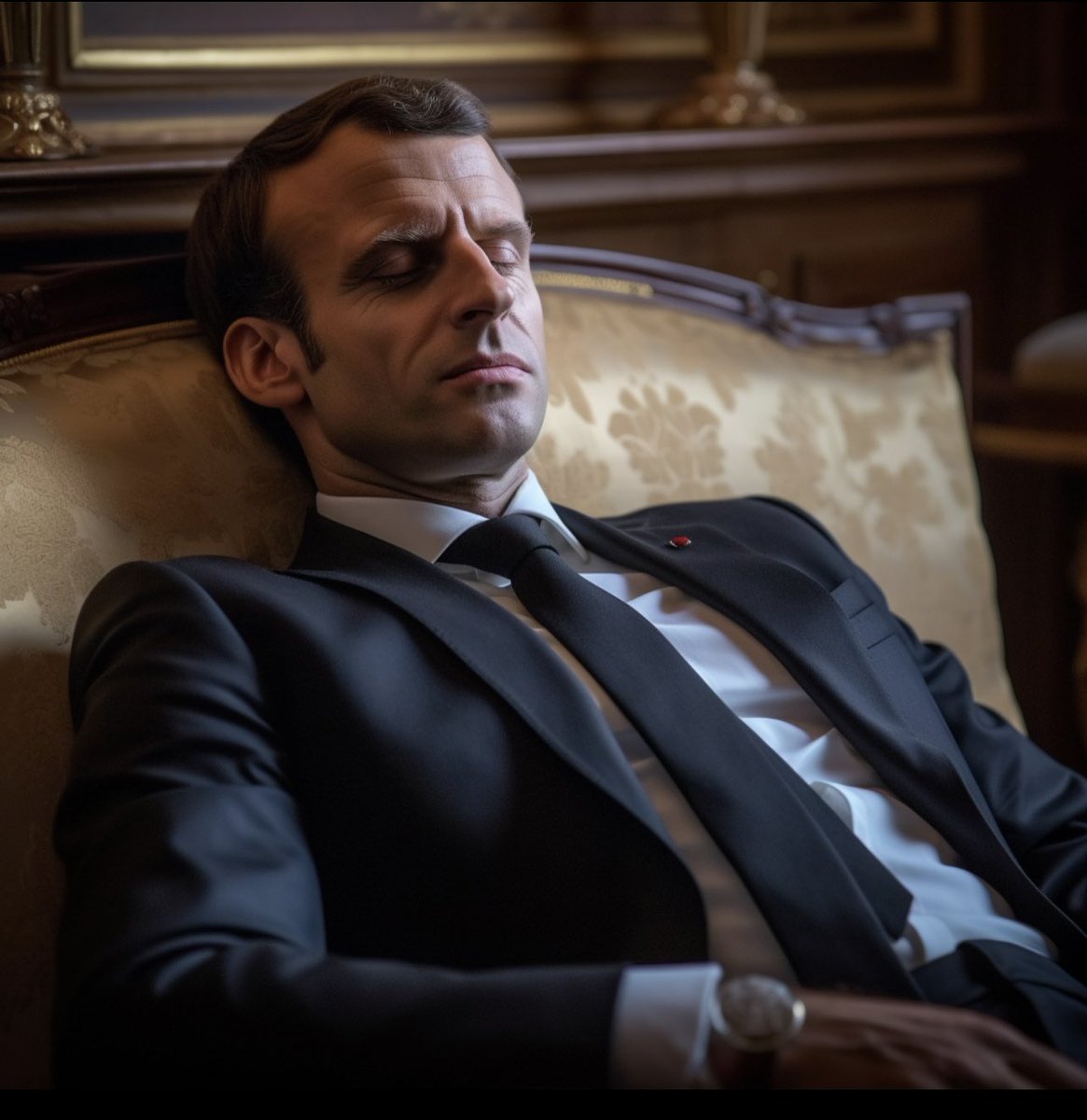 stephanouty's tweet photo. Fin du thread ! Espérons que Macron ait une journée un peu moins chaotique demain. Quelle aventure épique pour notre cher président ! 😄🇫🇷 #MacronMania #PolitiqueEnFolie https://t.co/z9OKevSSj0