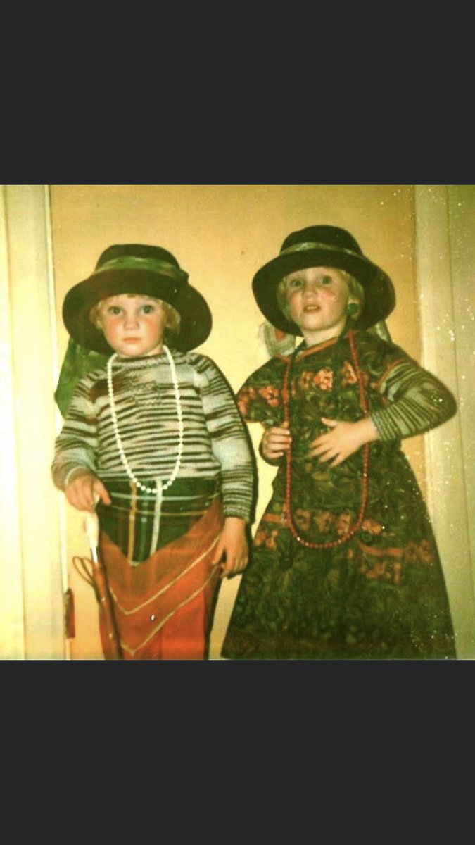 Sadierama's tweet photo. @GailMyerscough Me &amp; my twin sister (I’m on the left). Still embracing bold fashion lewks 😋 https://t.co/zrZJuKTrMD