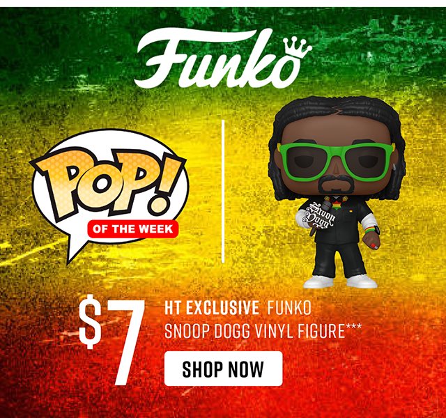 Pop of the Week Sale - Hot Topic exclusive Snoop Dogg is $7!
#Ad #SnoopDogg
.
bit.ly/41oFH2S