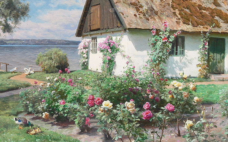 arte_angela's tweet photo. PEDER MORK MONSTED
Pintor Danés
1859-1941
Óleo s/ Lienzo - 47 x 61 cm
"Rosas en Flor en una Antigua Casa de Campo cerca de Sorup" - 1934
. https://t.co/AosqrejszJ