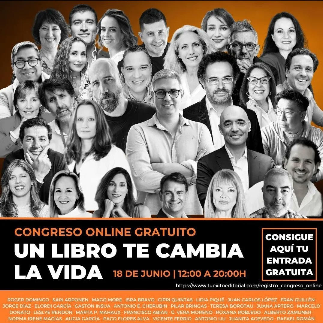 franciscoabian's tweet photo. Congreso online GRATUITO "UN #LIBRO TE CAMBIA LA #VIDA" Domingo 18-06-2023. Apúntate en siguiente enlace: https://t.co/6uvp8le6xp Modera @RogerDomingo. Contaremos con @magomore @cipriquintas @drasariarponen e @motivante_isra
¡No te lo puedes perder!!📚📚🔝🔝 https://t.co/MDxBDrGF8g