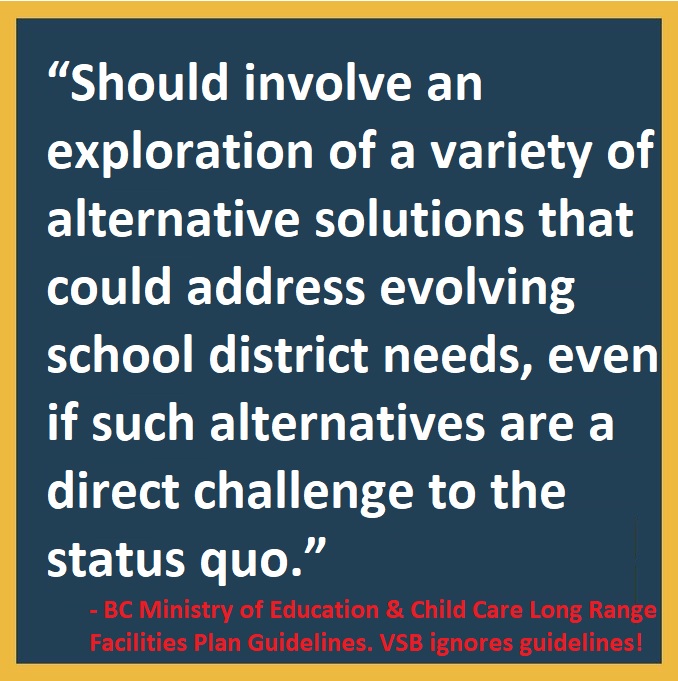 vikkhanna's tweet image. Thanks Russil. You are absolutely correct; there should be a range of scenarios. In fact this was a key guideline from the Ministry. Others were to consult with First Nations (not done on VSB Land Strategy so 📄 remains secret) &amp;amp; Public (not done on LRFP, but on #Build2Learn.)