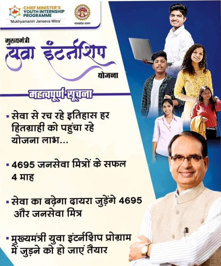 @ChouhanShivraj
@Connect_Lokesh @Iamanshulsaxena 
@ADARSHKUMARMP
@cmyyip @AIGGPA
CM Madhya Pradesh 
#MadhyaPradesh #cmyip #2ndcohort #twitter #socialimpact