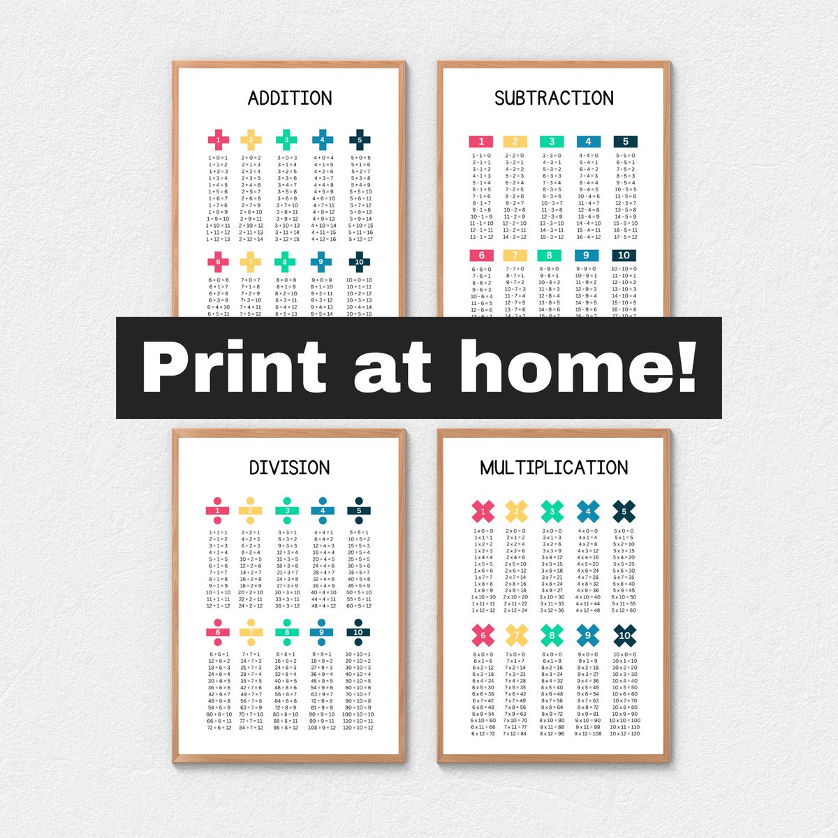 morganblvd's tweet photo. New! Math Tables ➕➖➗✖️
https://t.co/EzCGGBamGg #printables #math #preschool #homeschool https://t.co/nHa0ehORIo
