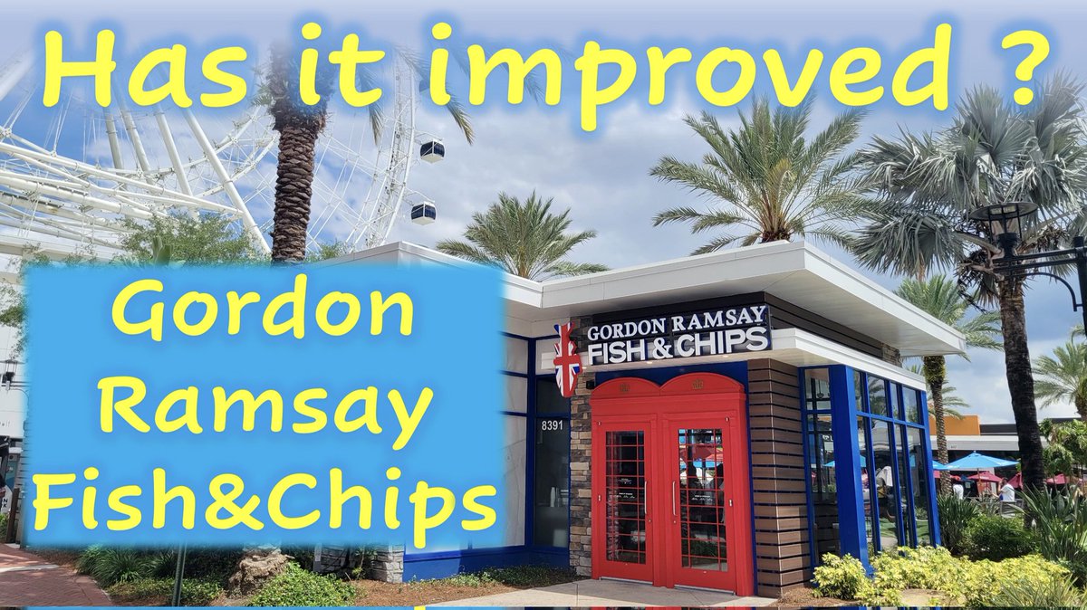 A few of you have told us that Gordon Ramsay Fish & Chips at ICON Park has improved, so we decided to give it a second chance.

https://t.co/I2U7KafekH

#fishandchips #iconpark #internationaldrive #gordonramsayfishandchips #travelvlog #vlogger #orlando #florida https://t.co/HvOsEt7TG4