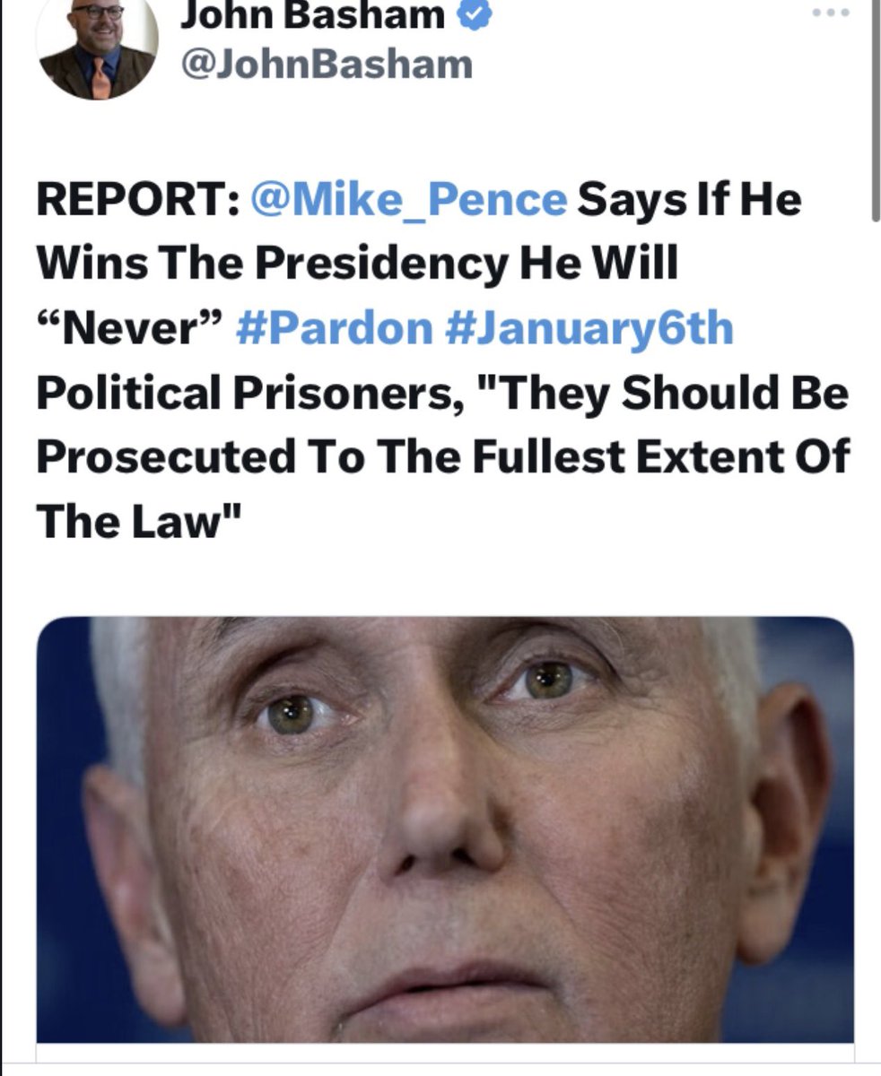 Not that he stands a remote chance.. but .. Is Pence trying to lose right out of the gate?