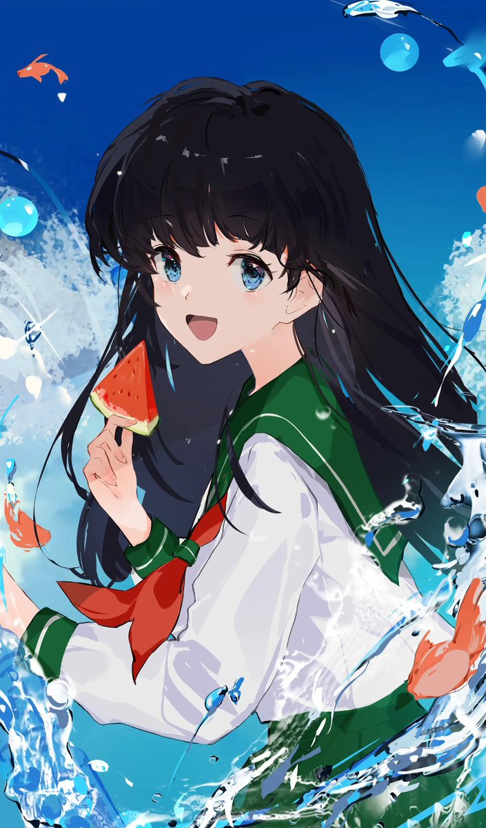 🔆summer🔆

感谢一大口芥末太太的画作！
#かごめ #犬夜叉 #kagome #inuyasha #戈薇