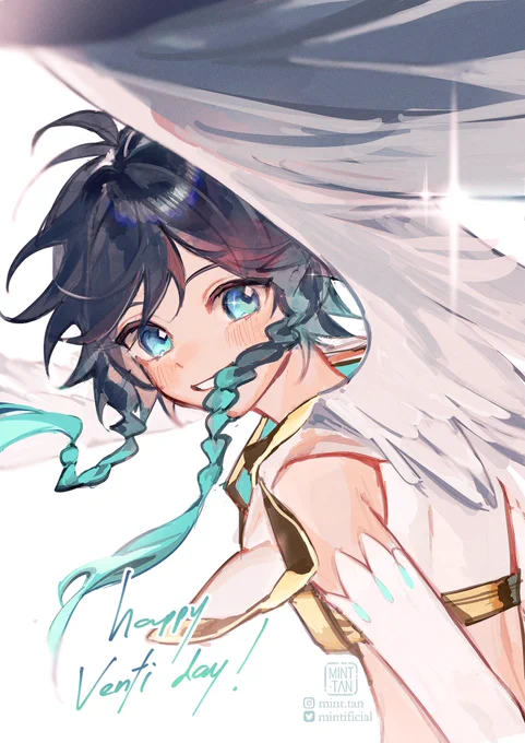 im telling u, im just a bard - happy birthday!!!  #genshinimpact #venti #ウェンティ生誕祭2023