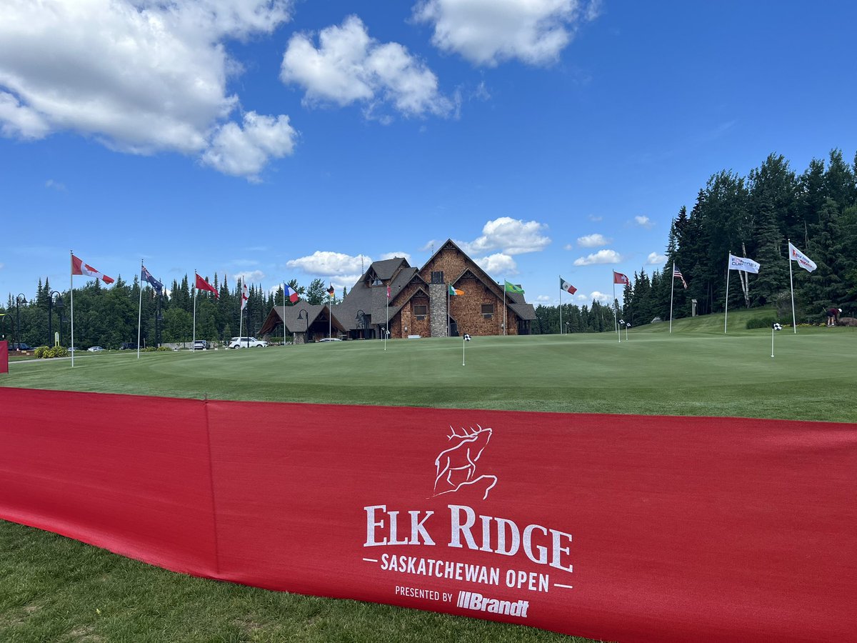ElkRidgeResort's tweet image. We are less than one week away from the 2023 @ElkRidgeSKOpen presented by Brandt  in beautiful Northern Saskatchewan! 

@PGATOURCanada 
@Brandt_News