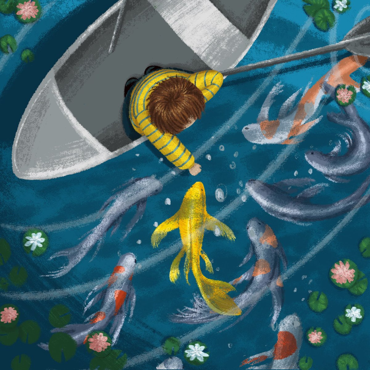 My entry for the #scbwidrawthis contest, for the theme yellow. #kidlitart