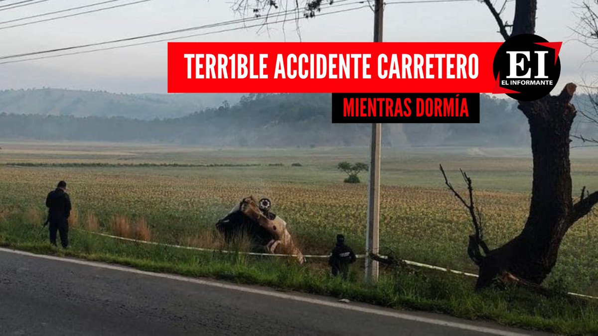 TERRIBLE‼ #AccidenteVial DEJA SIN V1DA A 6 PERSONAS 💀💥🆘
#QEPD

Esta madrugada, la volcadura e incendio de una camioneta en la carretera #Joquicingo-#Malinalco, a la altura del Paraje 'Llanos de Doña Juana' en Joquicingo, cobró la vida de 6 personas y dejó una más lesionada.