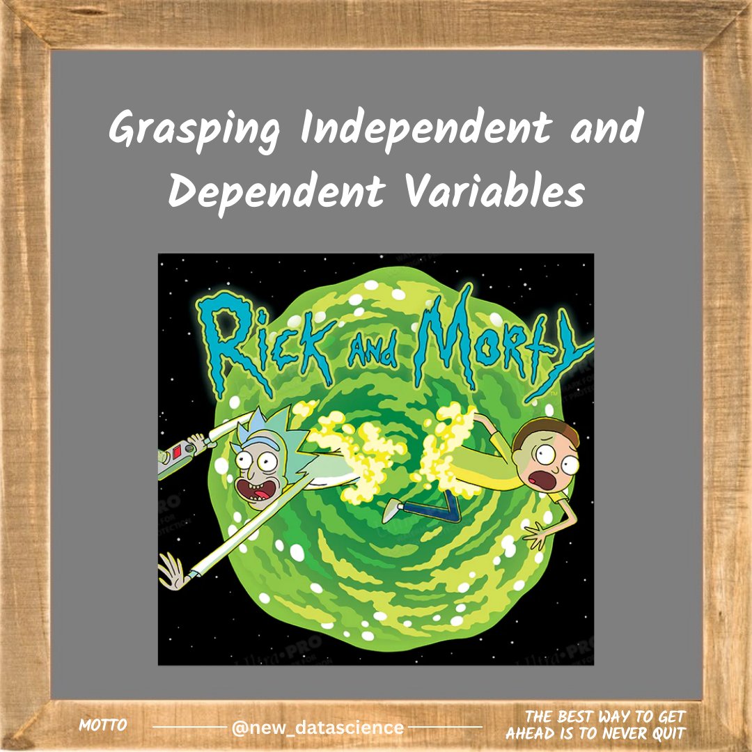 newdatadiary's tweet image. In the field of research, the concepts of independent and dependent variables play a crucial role in understanding cause &amp;amp; effect relationships. An independent variable, often denoted as X and a dependent variable, often denoted as Y.
#datascience #statistics #RegressionAnalysis