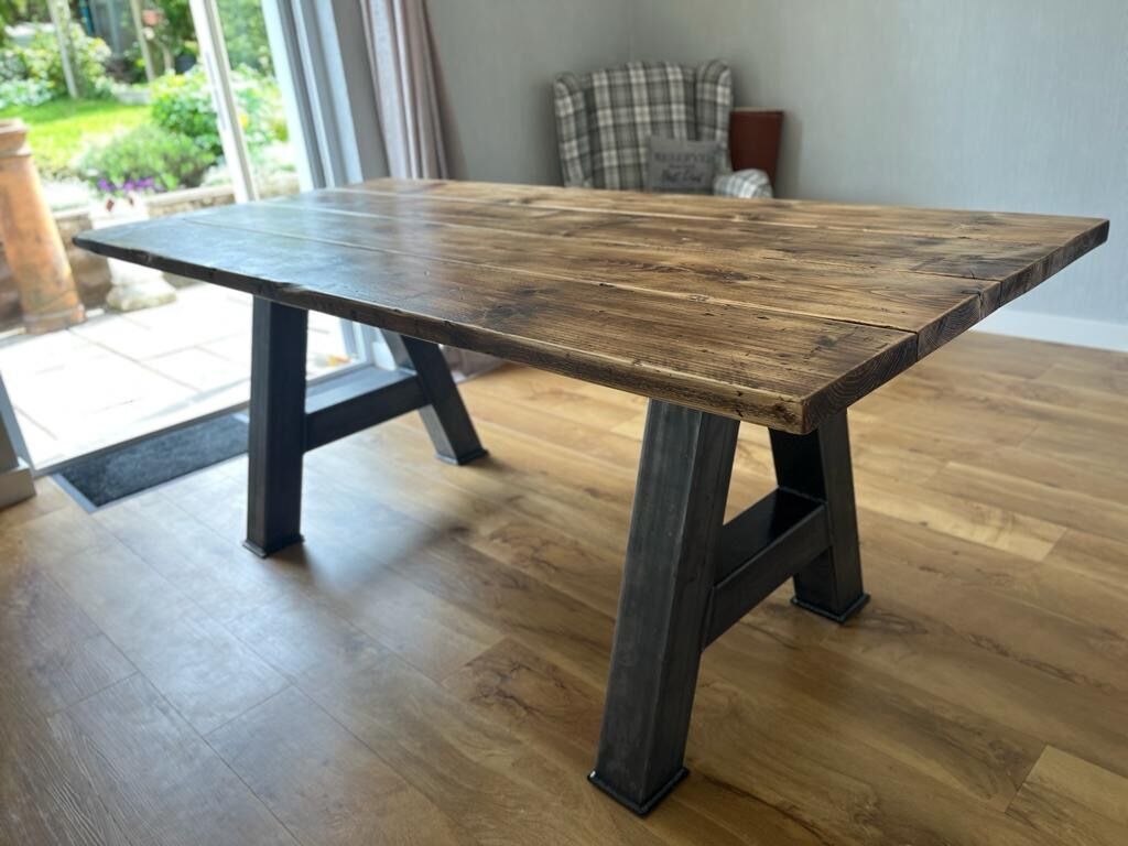 If you can’t find it, make it! 💡

For one of my most recent projects, I built a #rustic, industrial-style #DiningTable to complement my client’s existing living space. 

If you have an idea for a #BespokeFurniture for your home, DM me and we can get planning.