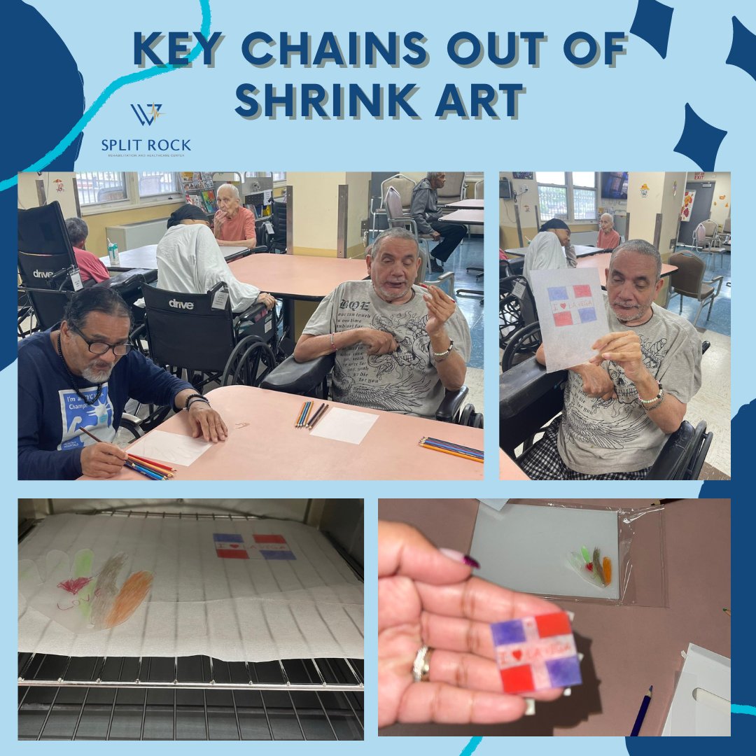 SplitRockRehab's tweet image. We are here to promote creativity among our incredible residents by unlocking their imagination. Residents turned Shrink Art into unique key chain masterpieces!

#ShrinkArtWonders #CreativeKeyChains #CraftyCommunity #ArtisticExpressions #HandmadeDelights #KeyChainMagic