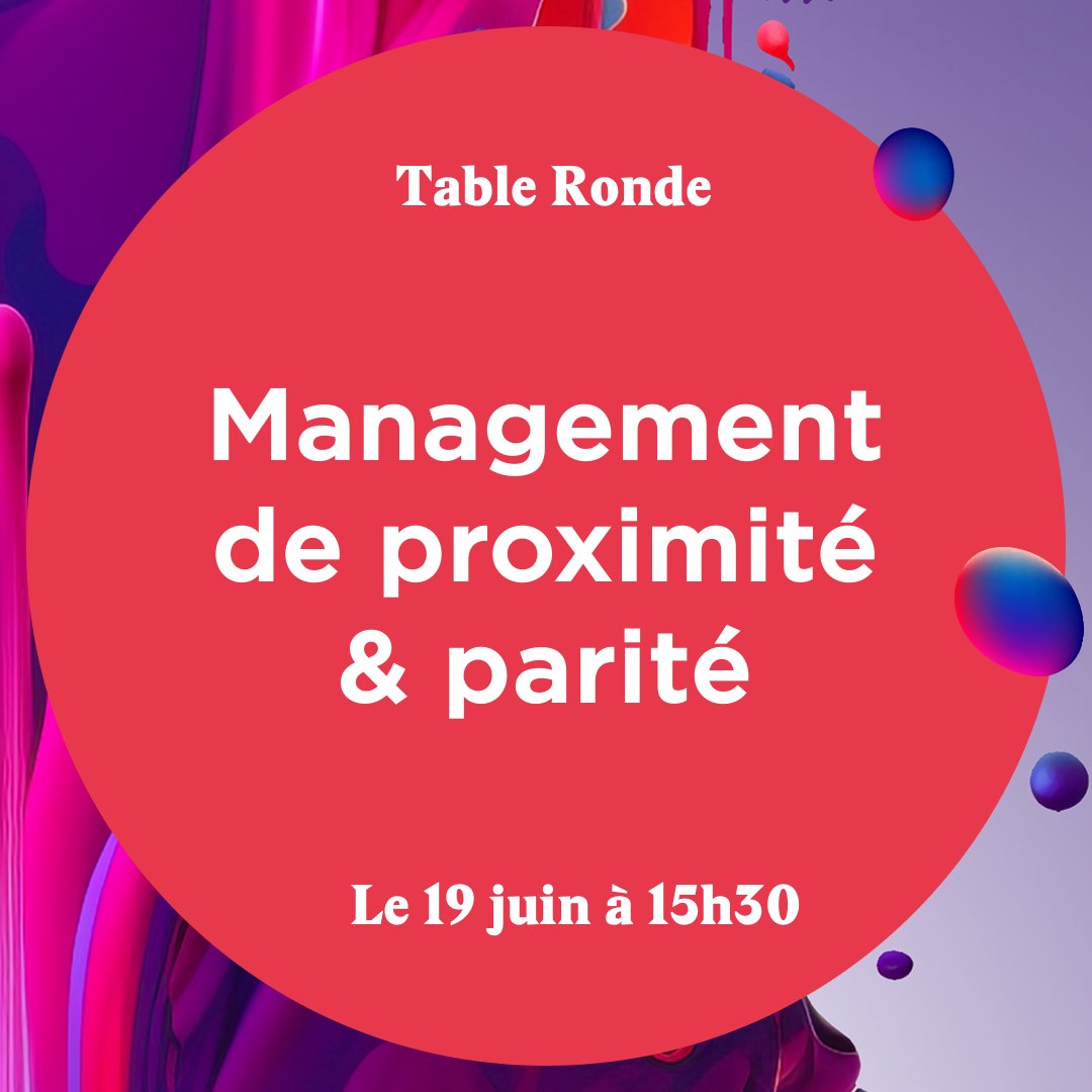 🔔 La #TableRonde : "Management de proximité &amp; parité" animée par <a href="/GilbertAzoulay/">Gilbert Azoulay</a>, c'est maintenant !
🗣️ Y.Bennathan <a href="/BNPParibas/">BNP Paribas Group</a>
🗣️ <a href="/JeanCharroin/">Jean Charroin</a> <a href="/ESSCA_Ecole/">ESSCA</a>
🗣️ A.Choho <a href="/Groupesetec/">SETEC</a>
🗣️ C.Pavis <a href="/BP_RivesParis/">BP Rives de Paris</a>
🗣️ <a href="/CecileRost/">Cécile ROST</a> <a href="/Penelope_Agency/">Pénélope Groupe</a>
🗣️ <a href="/AnneHoove/">Anne Sophie Van Hoove</a> <a href="/CreditMutuelAF/">Crédit Mutuel Alliance Fédérale</a>