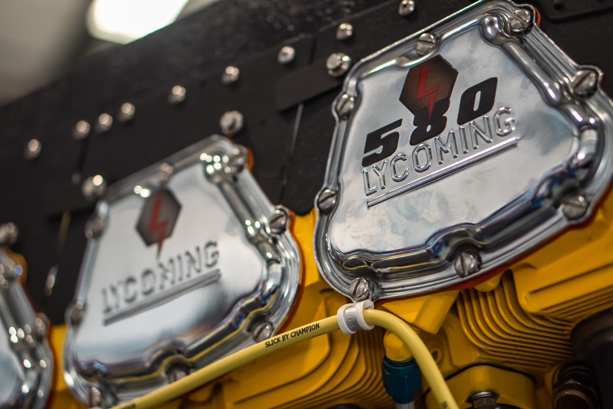 LycomingEngines's tweet photo. Sending you into the weekend with a few glamour shots of @MikeGoulian’s YAEIO-580-EXP Thunderbolt Engine 😎⚡
.
.
.
#MikeGoulian #ThunderboltThursday #ThunderboltEngine #ThunderboltEngines #LycomingEngines #PoweredByLycoming #Lycoming #Aviation #Engines #Aviationgeek #avgeek https://t.co/a38qVVdERE