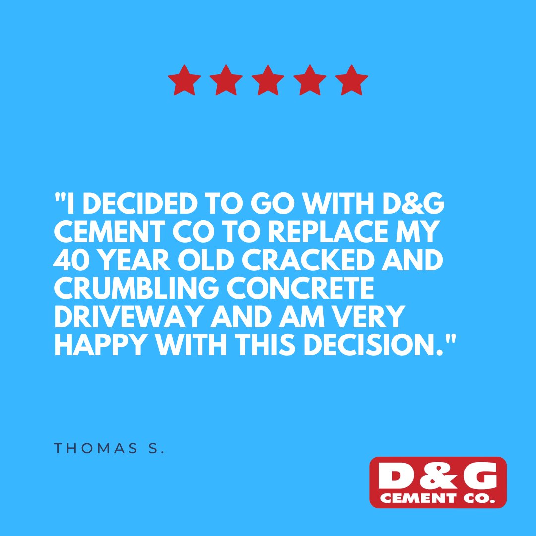 Thank you for your review! Happy to have been able to help👍

📞 Call us at (313) 277-2676 or request an estimate on our website to see how we can fix your crumbling concrete!

#Concrete #HomeImprovements #Cement #Testimonial #MetroDetroit