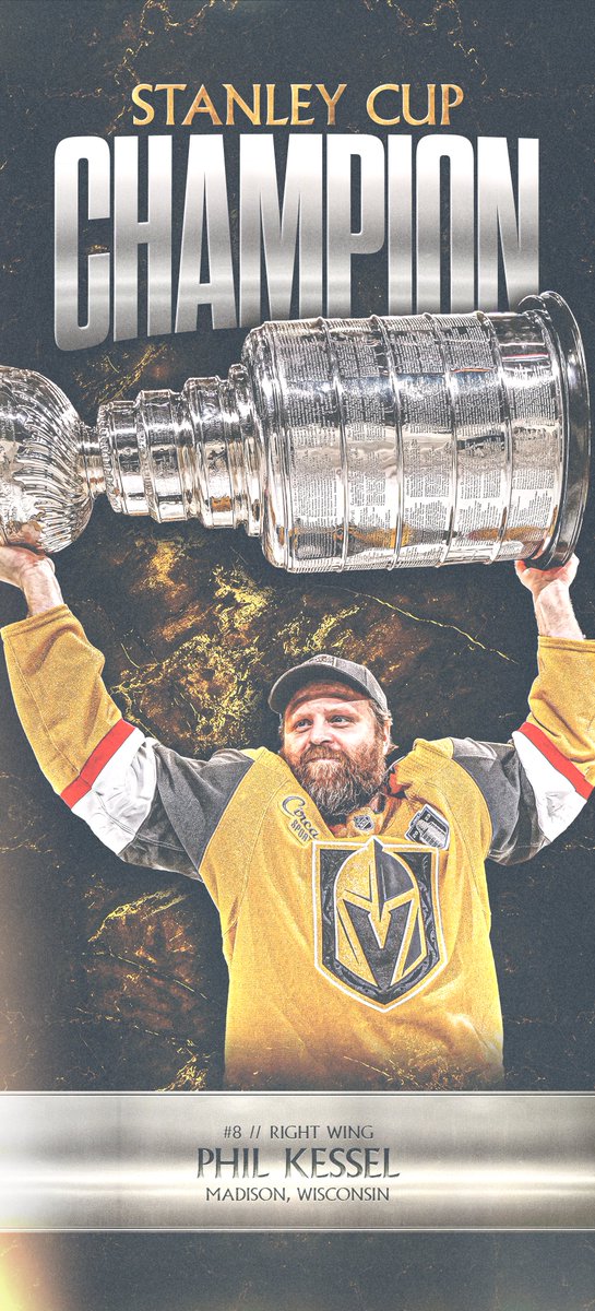 GoldenKnights's tweet photo. 📲 Phil Kessel is a three-time Stanley Cup Champion 🎢 https://t.co/A9rZdMNhz6
