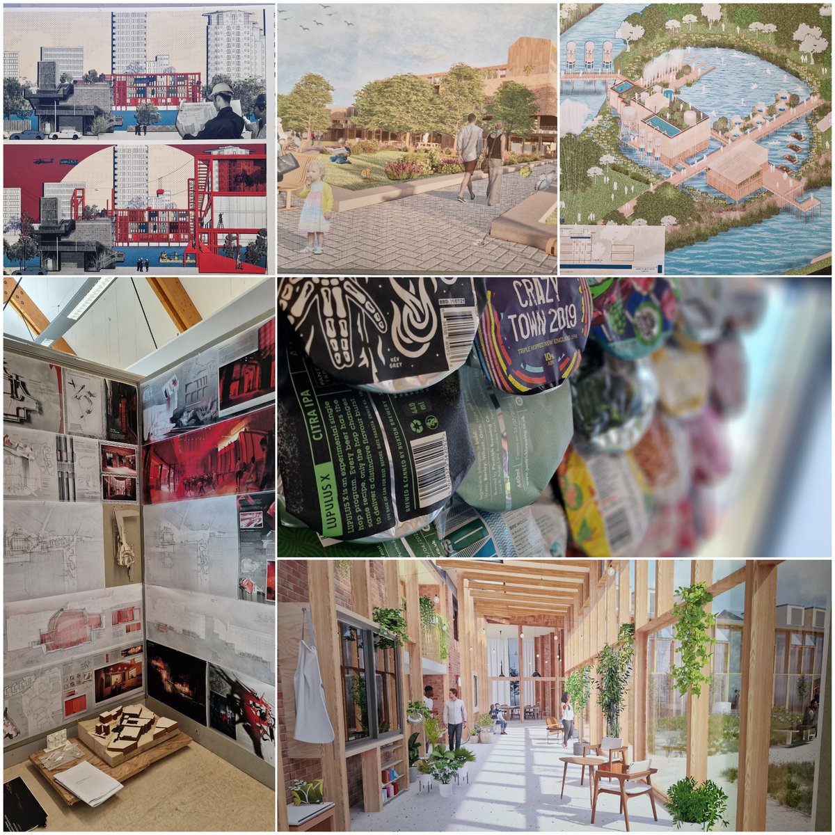 #SneakPeek of our
exhibit!23 to be opened by Honorary Prof <a href="/HattieHartman/">Hattie Hartman</a> - the exhibition is looking absolutely fabulous 👌 

Join our 
year show &amp; awards ceremony
22.06 6pm
<a href="/UoNArchitecture/">Architecture & Built Environment Uni of Nottingham</a>
University Park Campus

Free, register at lnkd.in/eMmGG9xd