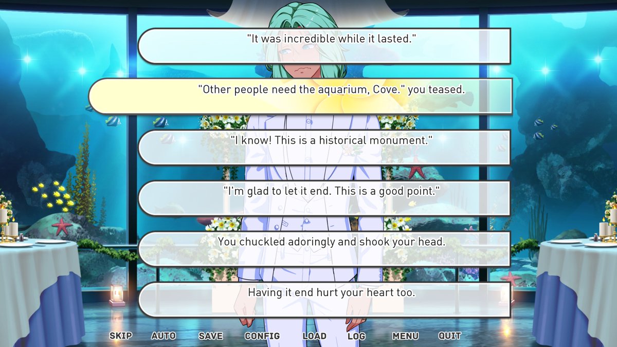 Patch_Games's tweet image. Welcome back ocean man, haha. You've been missed 💚💍

Alright, you got me. We’re making one more story with Cove. A Patreon-Only 18+ Wedding Night Bonus Moment is currently in development!

Link to full post below ⬇️

#OurLifeBeginningsAndAlways