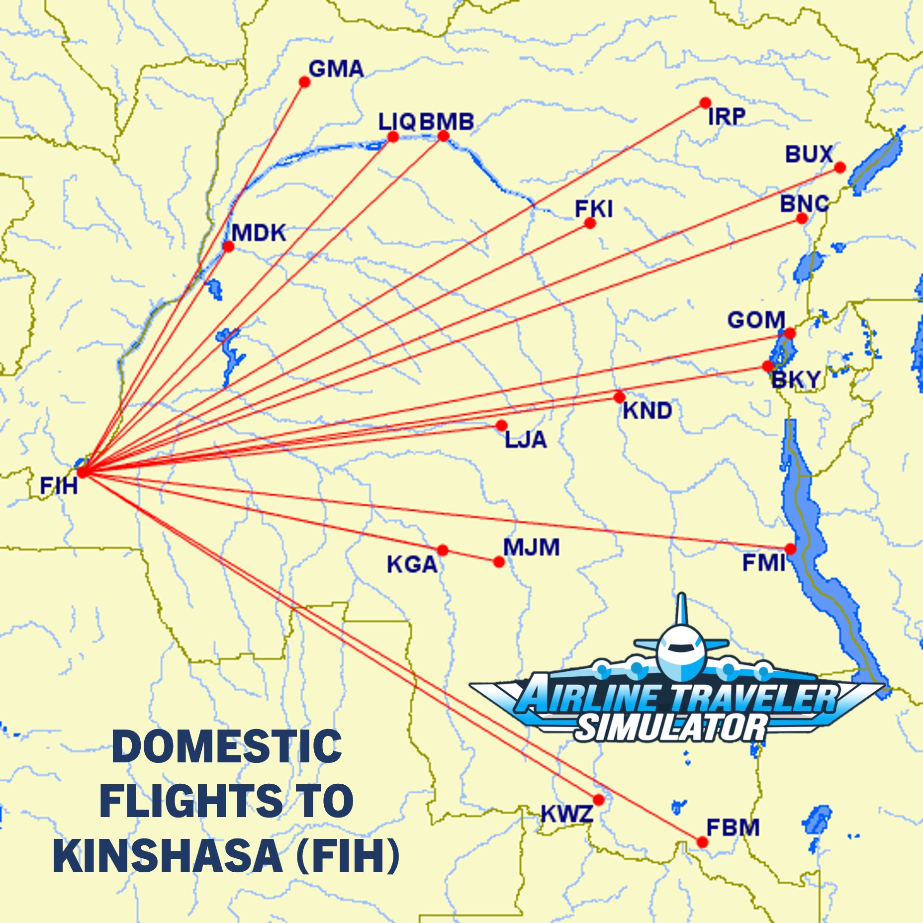 Airline Traveler Simulator on Twitter "Top domestic routes x7 from