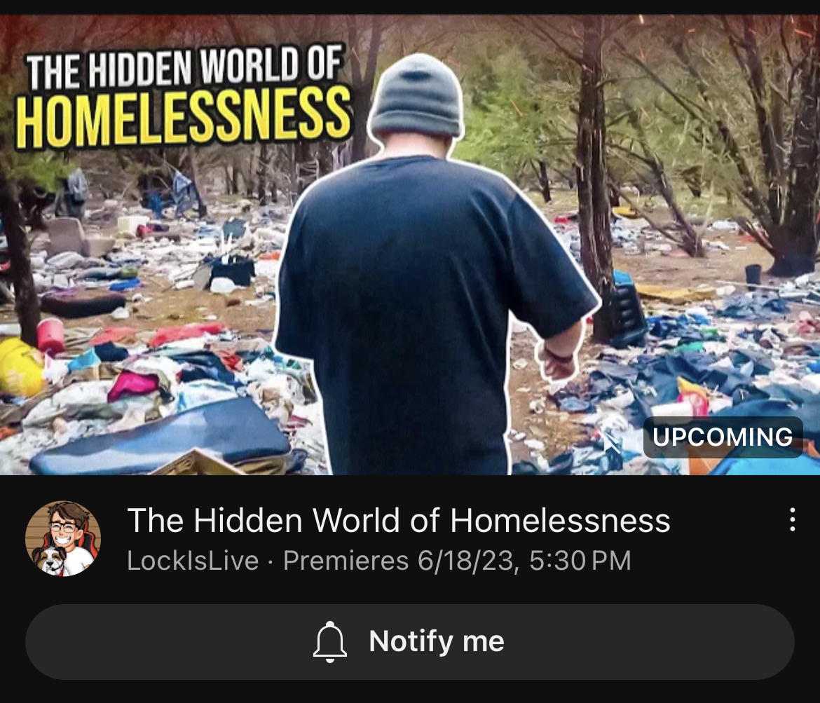 New video dropping Sunday 5:30PM EST. Whole time I was filming, was thinking of @YankeesAdv and his stories. This ones pretty dope, learned a lot about homeless people and realized some of them just want to be left alone from this shitty society. Some people CHOOSE this.