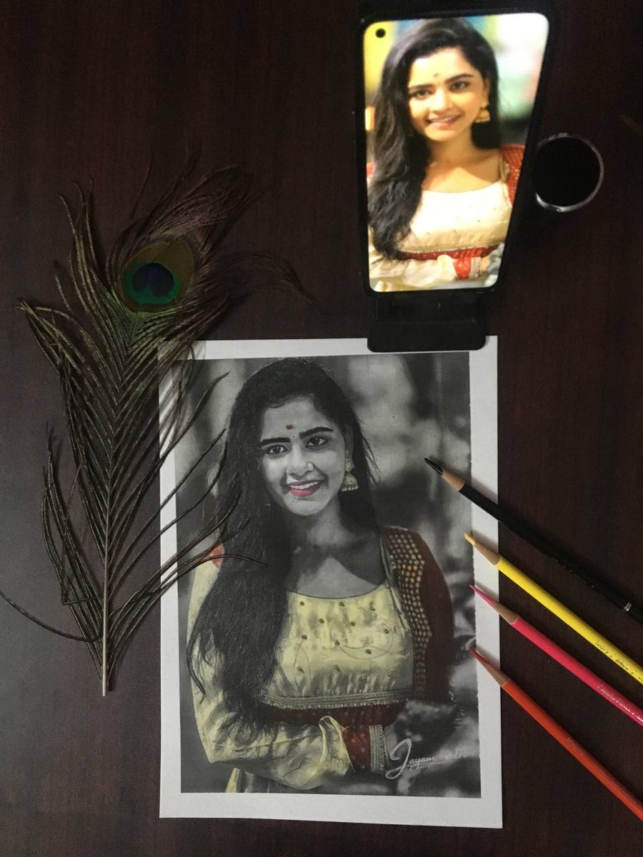 Vetriiii_'s tweet photo. Here is my new art of stunning @Dr_Deepabalu 😍
Hope you love it akka 
A small token of love for your work 💕

Art @Dr_Deepabalu 
Artist @Vetriiii_ https://t.co/uTU4L1c3kQ