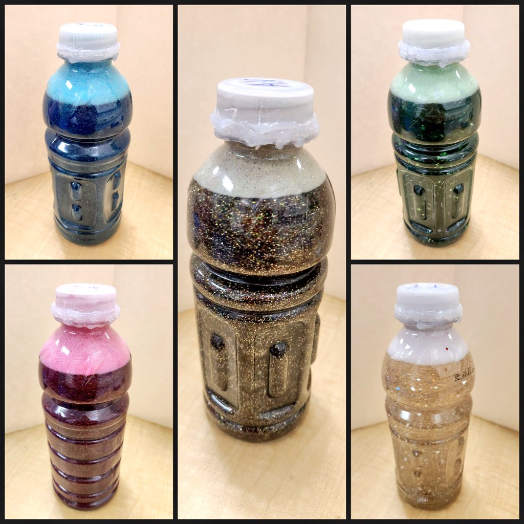 vmielkee's tweet photo. In Junior Lightning Club, we made #Glitter #CalmingBottles today! Soooooooo satisfying 😌 😍 @John23OCSB https://t.co/wVITB6fIQ8
