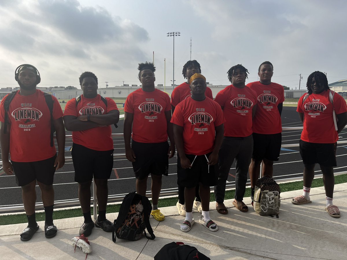 Proud of these young men for competing in their first lineman challenge and getting second place! They competed and won the bench press and sled pull challenge! The future of the Mesquite Horn Jaguars is bright! #TheReturn