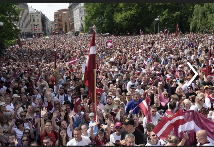 UldissidlU's tweet photo. Latvija Trešajā vietā!!! https://t.co/p25IsEpMEf
