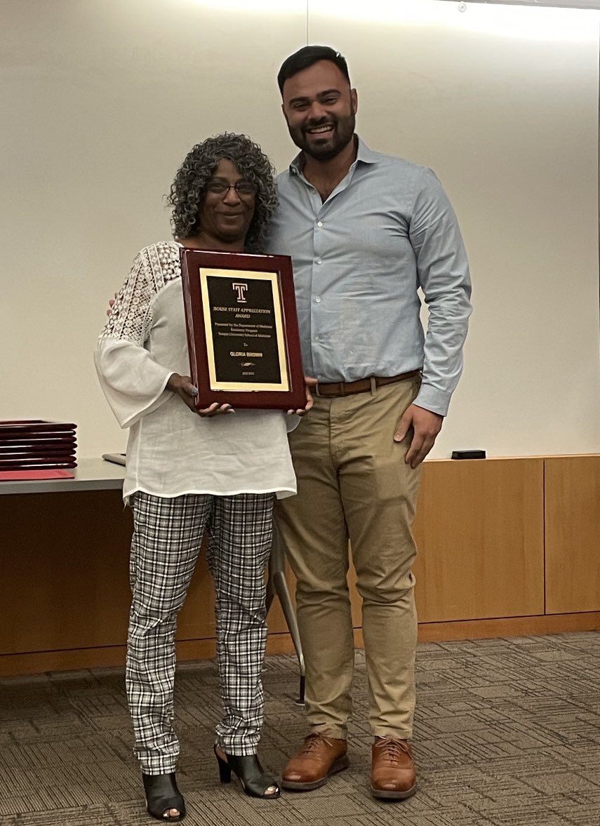 TempleGIM (@templegim) on Twitter photo And another huge shout out to Gloria Brown, our beloved TIMA MA, who won the <a href="/TempleIM/">Temple IM Residency</a> house staff appreciation award! And another huge shout out to Gloria Brown, our beloved TIMA MA, who won the <a href="/TempleIM/">Temple IM Residency</a> house staff appreciation award!