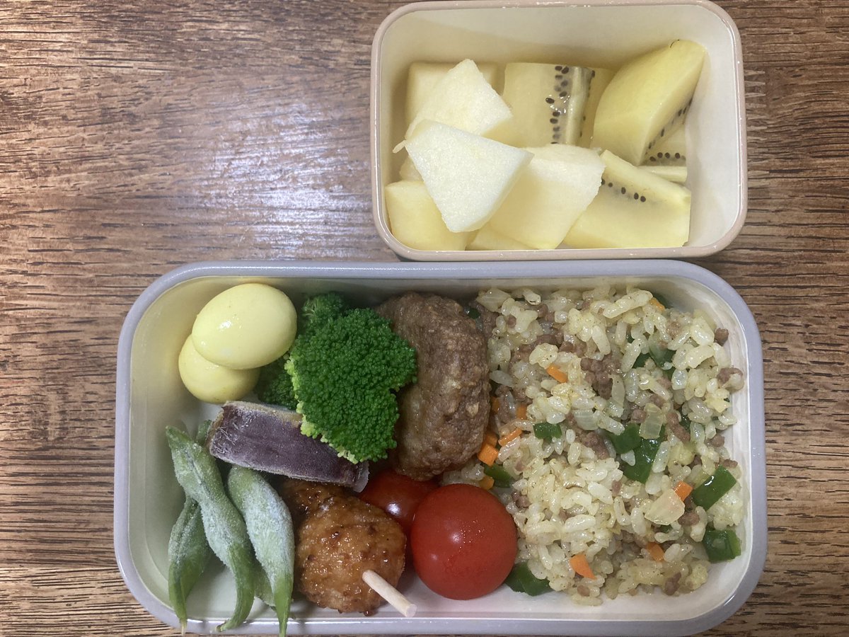 本日は塾弁当です。頑張れー

#パパ弁当　#お弁当の記録　#子供のお弁当