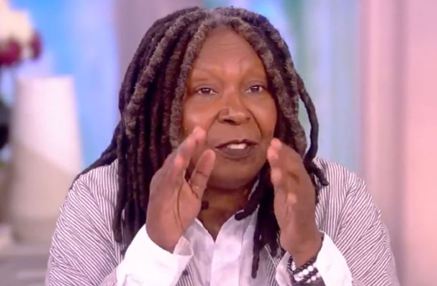 “What’s really starting to freak me out is the idea that we’re not even discussing changing the Constitution to make it say, you cannot be in jail, and be the president,” The View host Whoopi Goldberg said.