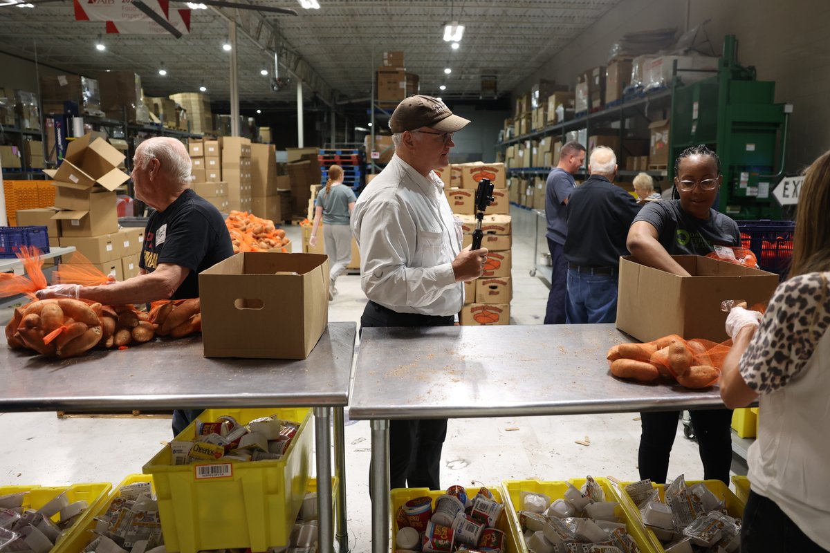 Brian Christner made a stop at the Joliet Food Bank on Wednesday while hiking the American Discovery Trail, that runs from Delaware to California, to help raise awareness and fundraise for Feeding America. <a href="/Joliet_HN/">The Herald-News - Shaw Local</a>