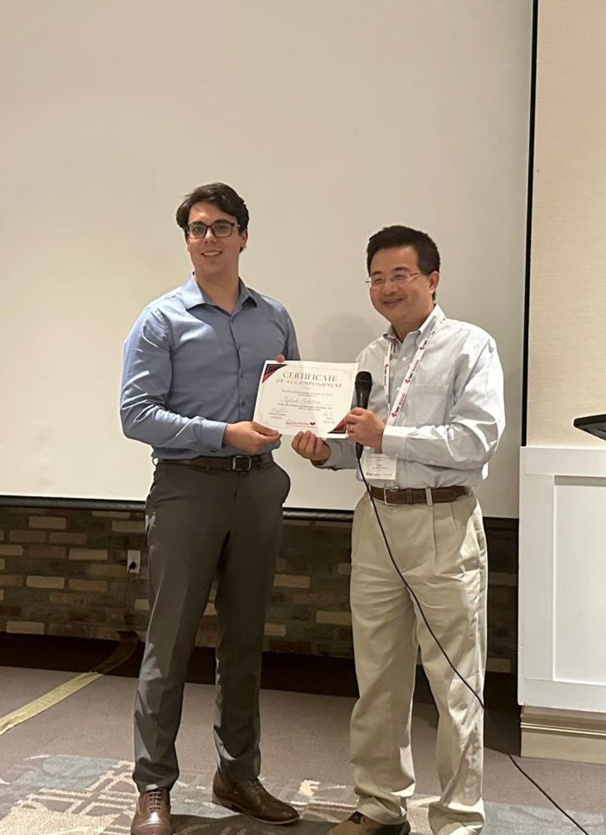 RGiebelhaus's tweet photo. Happy to share that I received 1st place in the poster competition at #canmetcon2023. Thanks to @TMIC_Canada for organizing this event! See everyone at Metabolomics next week.

#gcxgc #Metabolomics #exposomics https://t.co/P0B72vbcSf