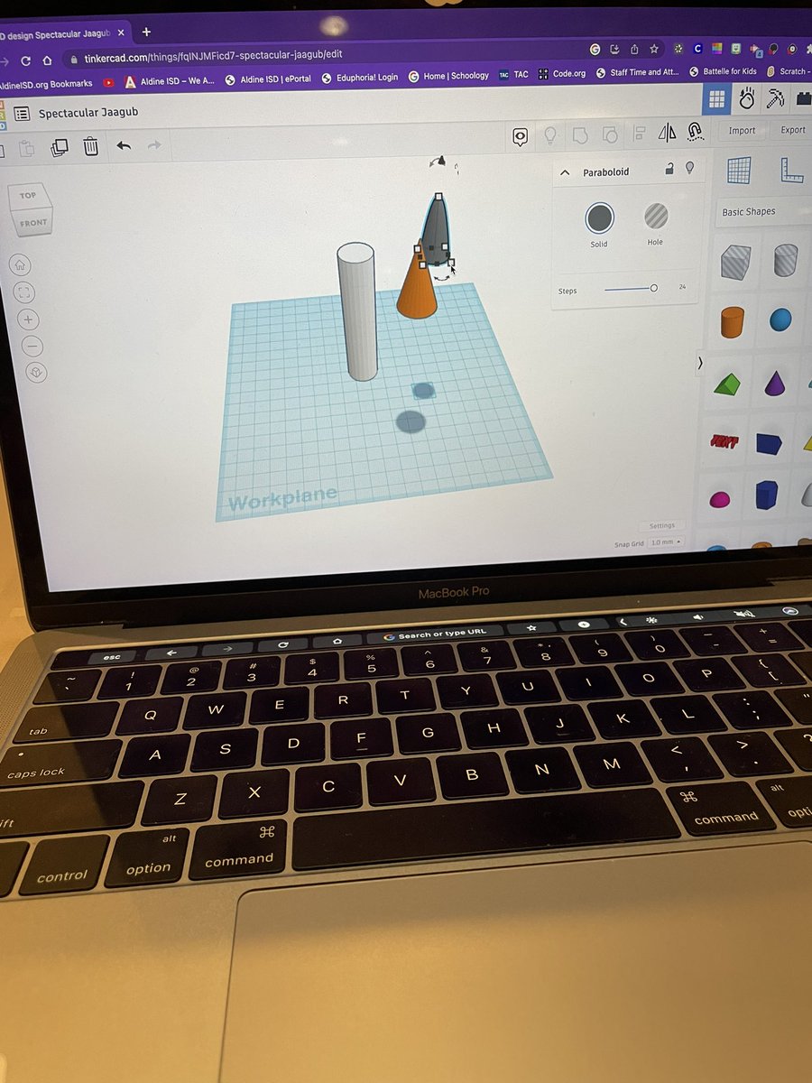 Tinkercad on Twitter "RT rocks_cs Today was great at weteachcs conference. Learned a bit