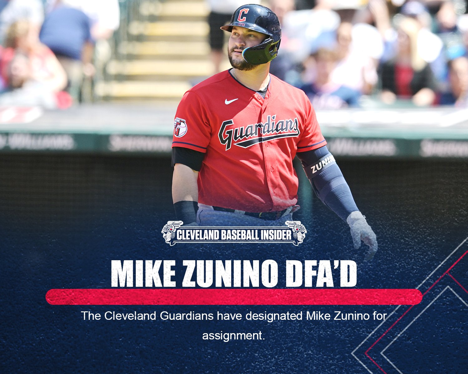 Cleveland Baseball Insider on X: The Guardians DFA Mike Zunino