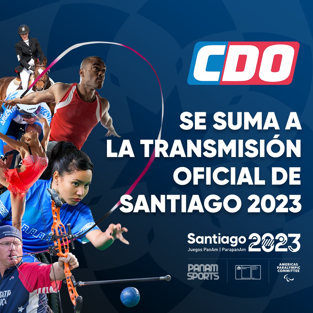 santiago2023's tweet photo. 🇨🇱👏🏽🎙️ ¡¡Bienvenido a #Santiago2023 @canal_CDO!!

El histórico Canal del Deporte Olímpico transmitirá todas las emociones del evento multideportivo más importante del continente. 

Estamos felices porque, sin dudas, ¡será una transmisión épica! 🤩🤩 https://t.co/Zbkrmhk8Xj