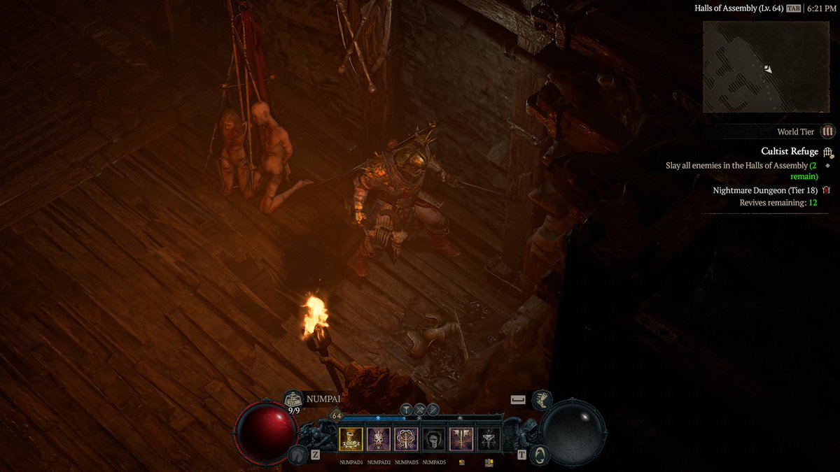 #DiablolV #nsfw
Kudos to the artists for giving the male impaled models their...parts...