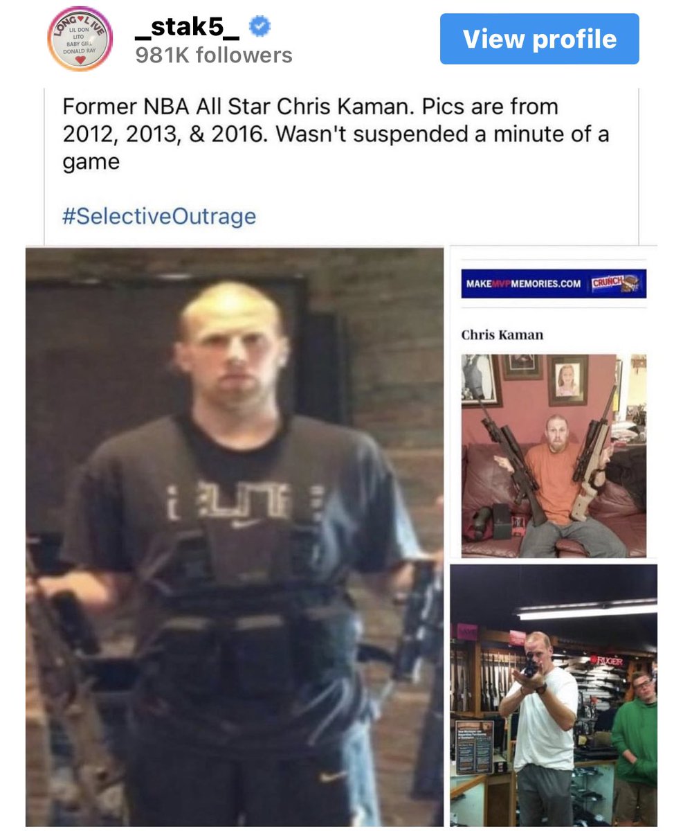 @crawdad91 @Giftaveli @wojespn Former NBA player Chris Karama while he was active in the league, is who folks are speaking on. They are saying the years he posted this, The League and the General Public didn’t see anything wrong with the Pics since he was not in uniform and not working .