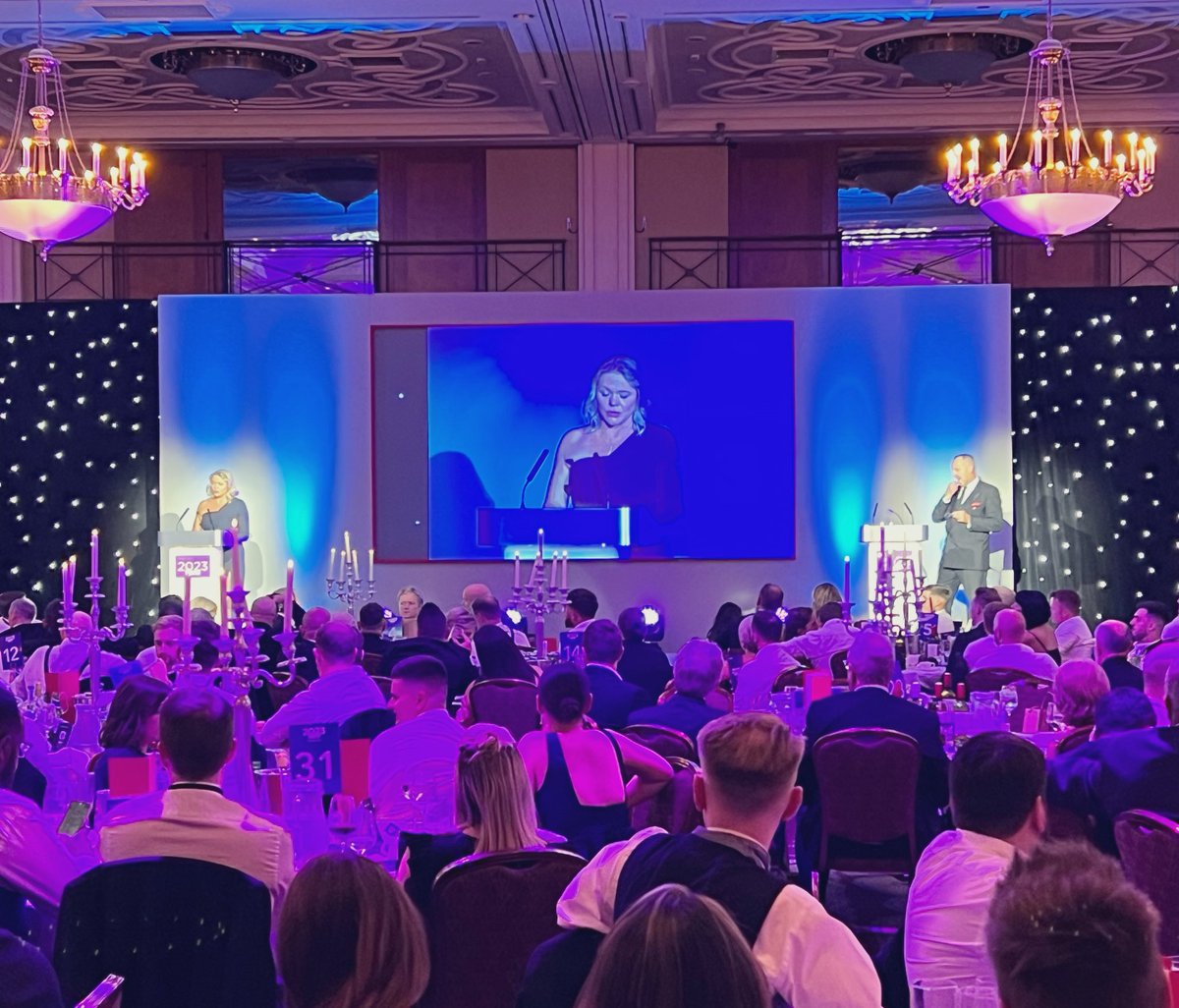 CEWales's tweet photo. Great closing speech from our CEO @catgriffith #CEWAwards2023 👏🏻✨ https://t.co/zlFOkAy04p